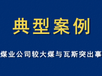 某煤业公司“6·7”较大煤与瓦斯突出事故丨典型案例